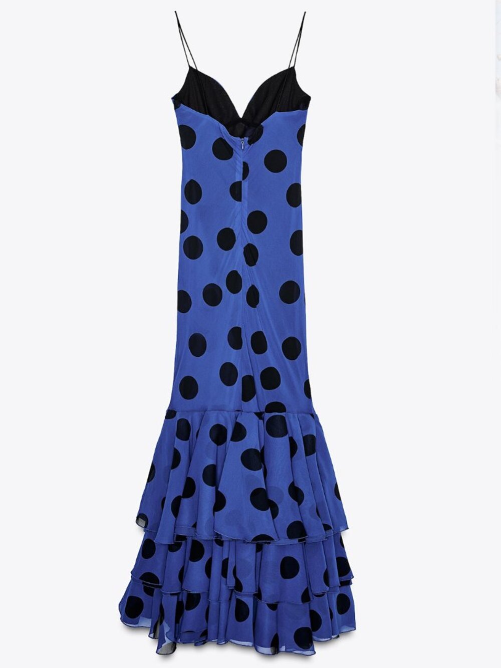 NEW Zara Polka Dot Maxi Dress Size XS - Picture 11 of 16